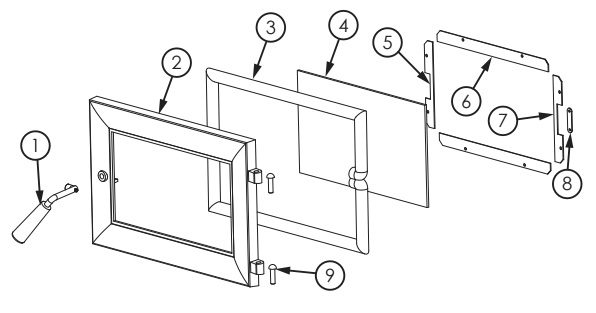 Repair Parts 4 Diagram and Parts List for VG1120-L  US Stove Company Heating Stove